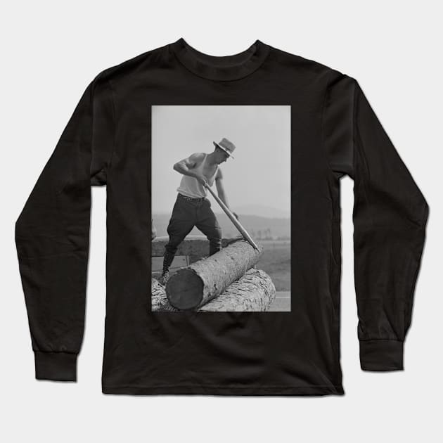 Lumberjack Long Sleeve T-Shirt by 3ric-